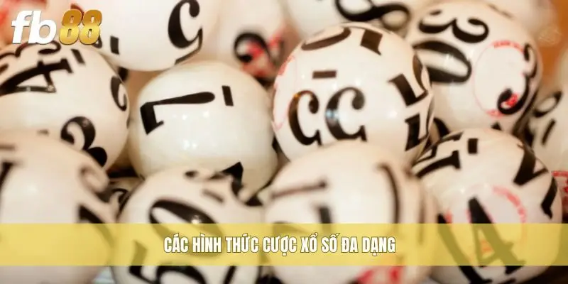 Các hình thức cược xổ số đa dạng